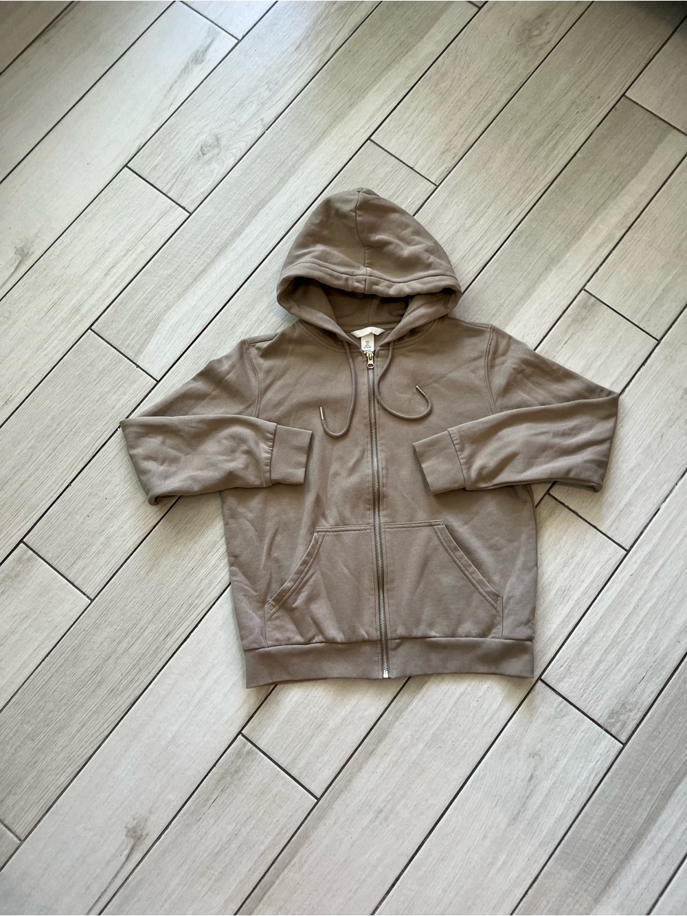 H&M SweetHoodie Zip Up Brown Unisex Size XSmall